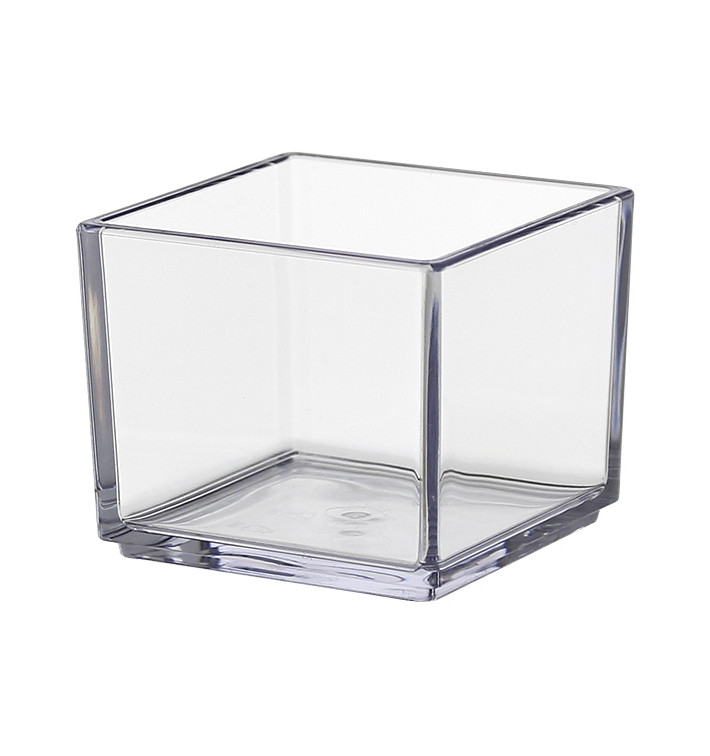 SAN "Cube" Durable Tasting Bowl Transparent 65ml (72 Units) 