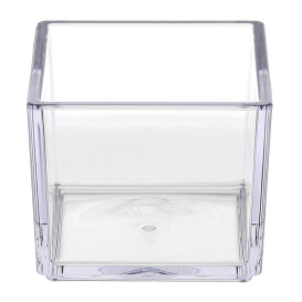 SAN "Cube" Durable Tasting Bowl Transparent 65ml (72 Units) 