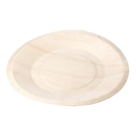 Wooden Plate Round Shape 15,5cm (50 Units) 