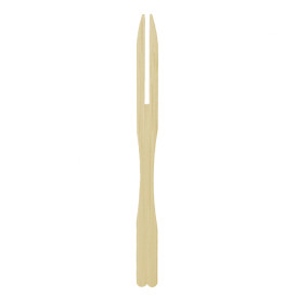 Bamboo Tasting Mini Fork 9cm (200 Units)