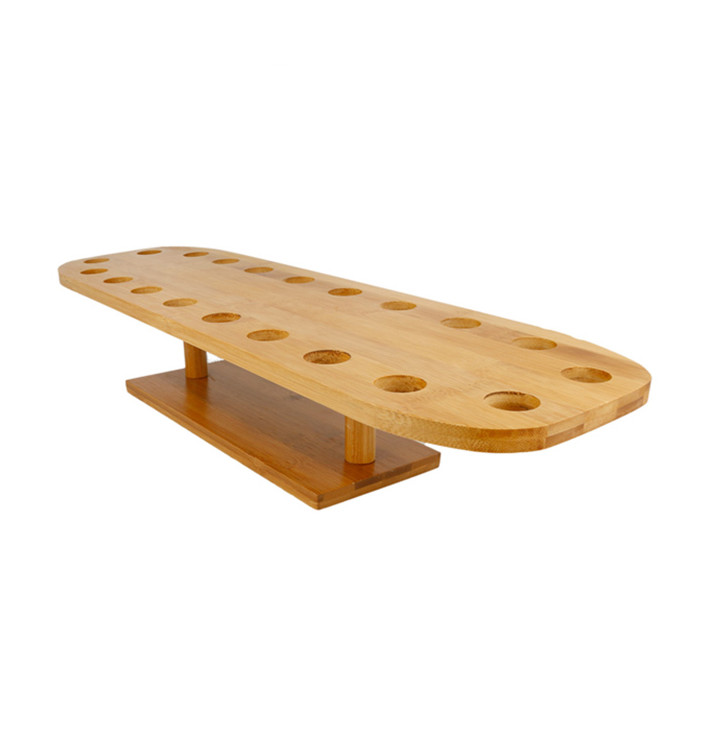 Bamboo Serving Cone Holder 20 slots (8 Units) Bamboo Serving Cone Holder 20 slots (8 Units)