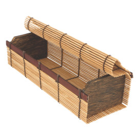 Bamboo Sushi Container 23x8x6cm (24 Units)