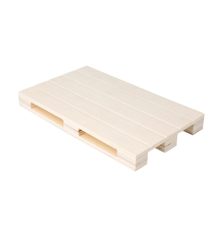 Wooden Mini Pallet Serving Platter 20x12x2cm (1 Unit) Wooden Mini Pallet Serving Platter 20x12x2cm (1 Unit)