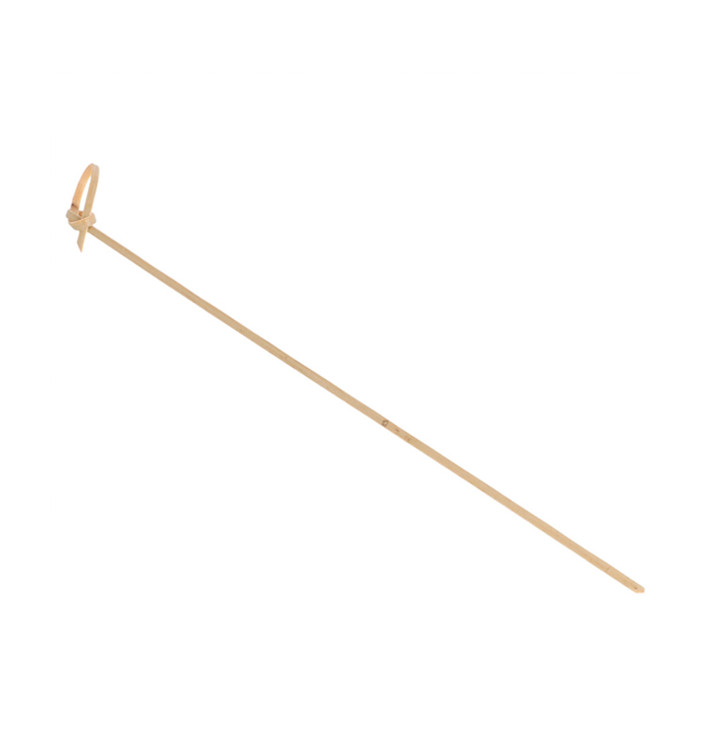 Bamboo Food Pick Bow Design 210cm (100 Units) Bamboo Food Pick Bow Design 210cm (100 Units)