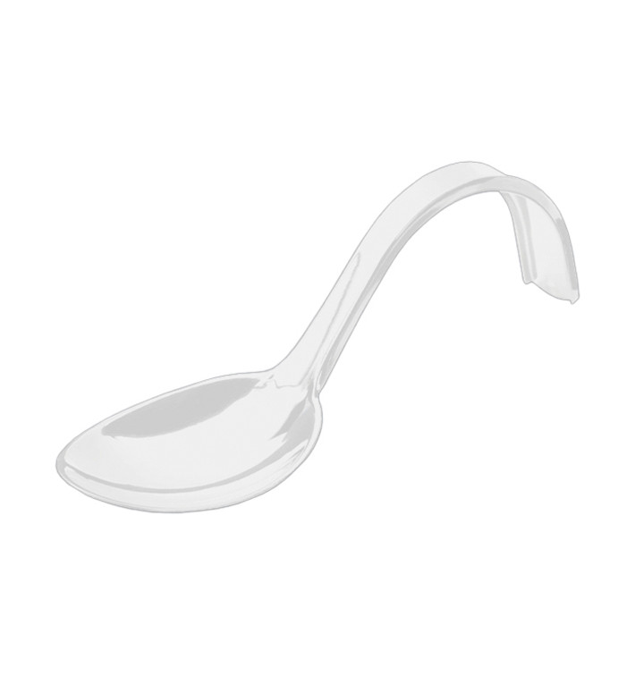 Tasting Spoon PS Curved White 13 cm (50 Units) Tasting Spoon PS Curved White 13 cm (50 Units)