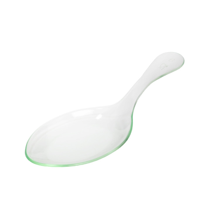 Plastic Tasting Spoon PS "Water Green" 12 cm (100 Units) Plastic Tasting Spoon PS "Water Green" 12 cm (100 Units)