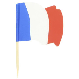 France Flag Food Pick 6,5cm (144 Units) 