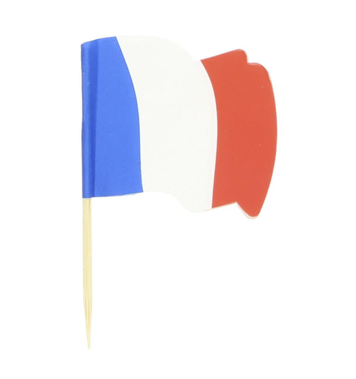 France Flag Food Pick 6,5cm (144 Units) France Flag Food Pick 6,5cm (144 Units)