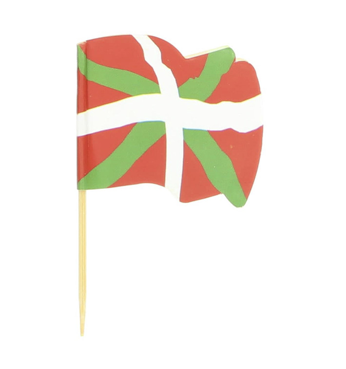 Euskadi Flag Food Pick 6,5cm (144 Units) Euskadi Flag Food Pick 6,5cm (144 Units)