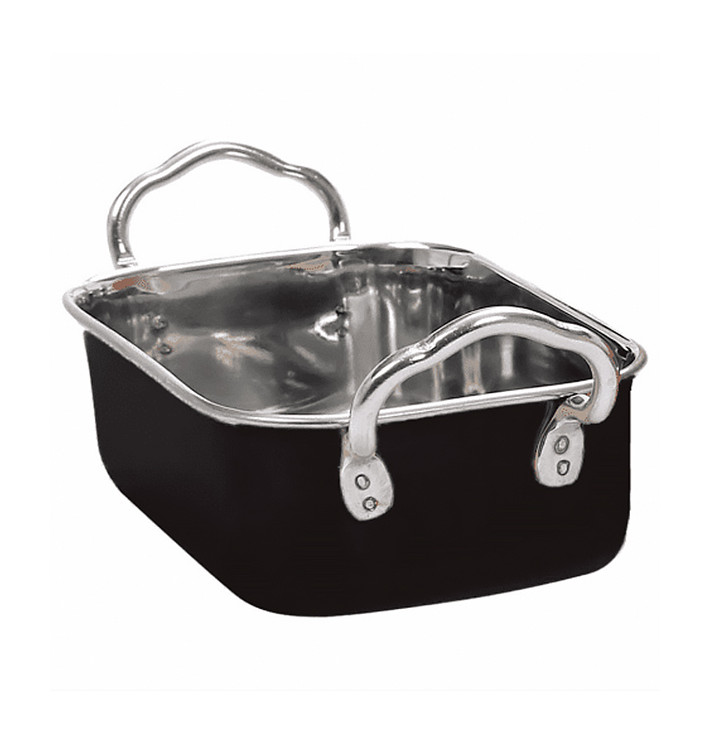 Serving Bucket Steel Black 14,5x9,5cm (1 Unit) Serving Bucket Steel Black 14,5x9,5cm (1 Unit)