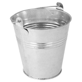 Serving Bucket Steel Ø10x10cm (12 Units)