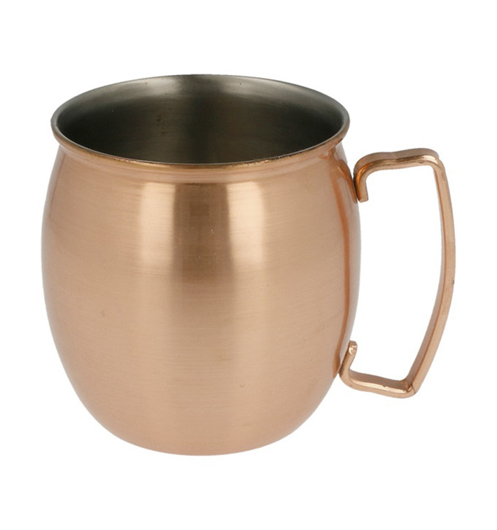Serving Mini Jar Copper Steel 420ml Ø8x9cm (1 Unit) Serving Mini Jar Copper Steel 420ml Ø8x9cm (1 Unit)