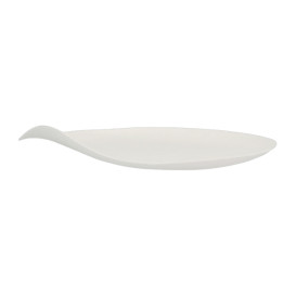 Sugarcane Plate Biodegradable White "Maru" S (100 Units) 