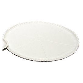 Paper Pizza Plate White Ø33cm (200 Units)