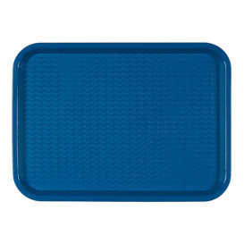 Plastic Tray Fast Food Blue 30,4x41,4cm (1 Unit) 