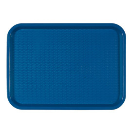 Plastic Tray Fast Food Blue 30,4x41,4cm (24 Units)