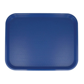 Plastic Tray Fast Food Blue 35,5x45,3cm (1 Unit) 