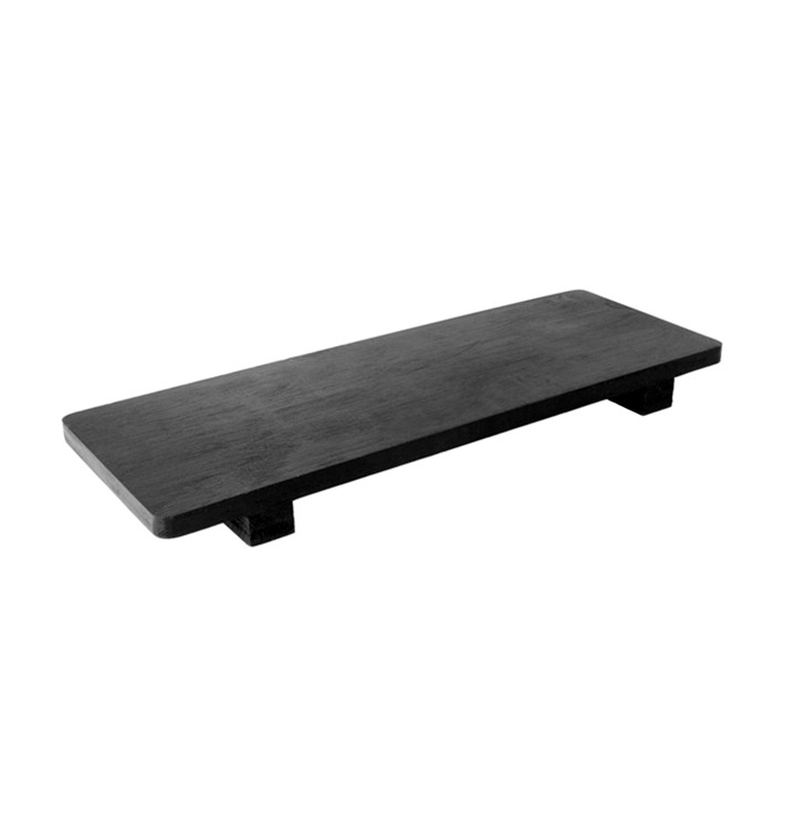 Bamboo Sushi Tray Black 30x11x2,5cm (1 Unit) Bamboo Sushi Tray Black 30x11x2,5cm (1 Unit)