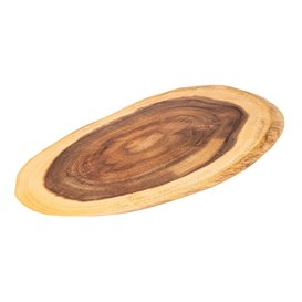 Wooden Serving Platter Oval shape 50,8x20,3x1,9cm (6 Units)