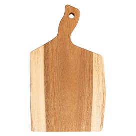 Wooden Serving Platter with Handle 35,5x23x1,9cm (8 Units)