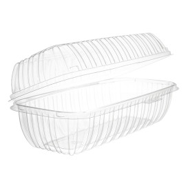 Plastic Hinged Deli Container OPS "Clear Seal" 290ml (100 Units)