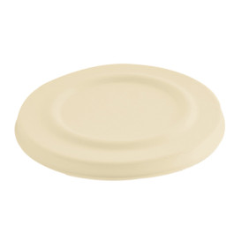 Sucarcane Lid Container 425ml Natural Ø9,5cm (600 Units)