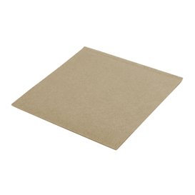 Paper Food Bag Grease-Proof Opened L Shape 12x12,2cm Natural (100 Units)