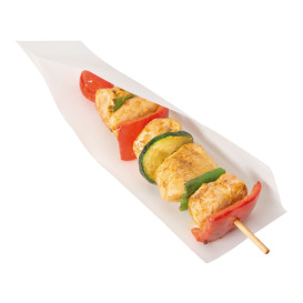 Paper Bag Grease-Proof Opened 22x7,6cm White (100 Units)