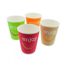 Paper Cup "Enjoy" 12 Oz/360ml Ø9,0cm (34 Units)