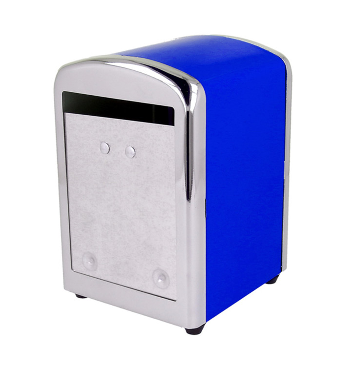 Napkin Steel Dispenser "Miniservis" Blue 10,5x9,7x14cm (1 Unit) Napkin Steel Dispenser "Miniservis" Blue 10,5x9,7x14cm (1 Unit)