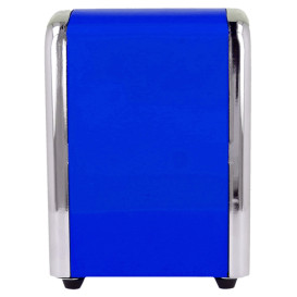 Napkin Steel Dispenser "Miniservis" Blue 10,5x9,7x14cm  (1 Unit)
