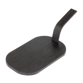 Bambo Mini Shovel Tray Black "Tapas" 8x5 cm (100 Units) 