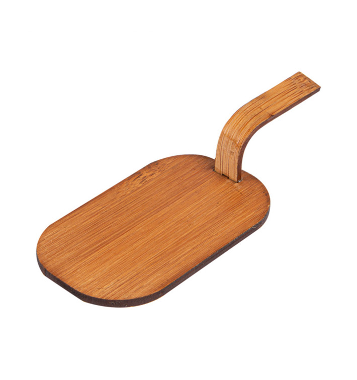 Bambo Mini Shovel Tray Natural "Tapas" 8x5 cm (100 Units) 