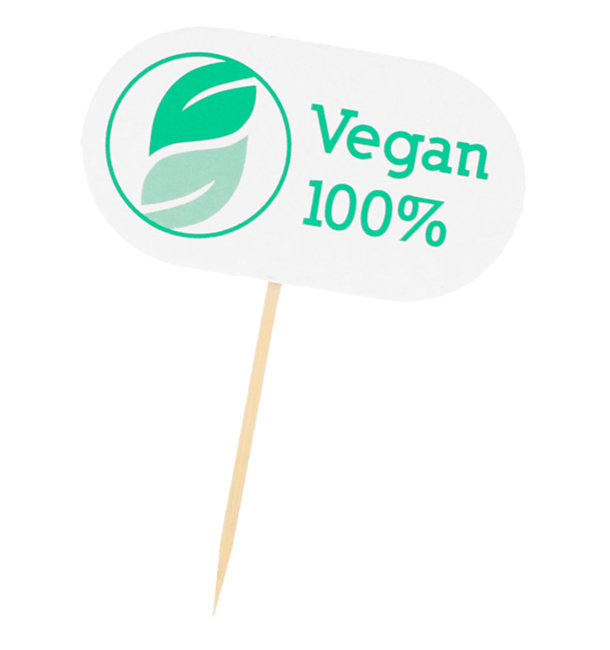 Vegan Food Marker 8 cm (2000 Units)