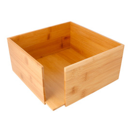 Bamboo Napkin Holder 21x21x10cm (1 Unit) 