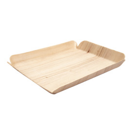 Wood Backing Tray Rectangular 15x11,5x1,5 cm (50 Units) 