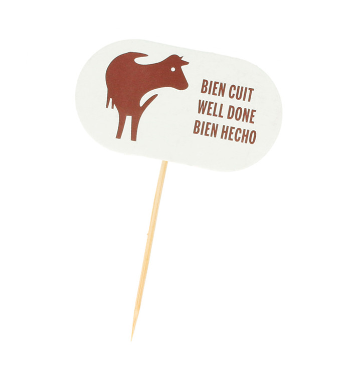 Well Done Food Marker 8 cm (2000 Units) Well Done Food Marker 8 cm (2000 Units)