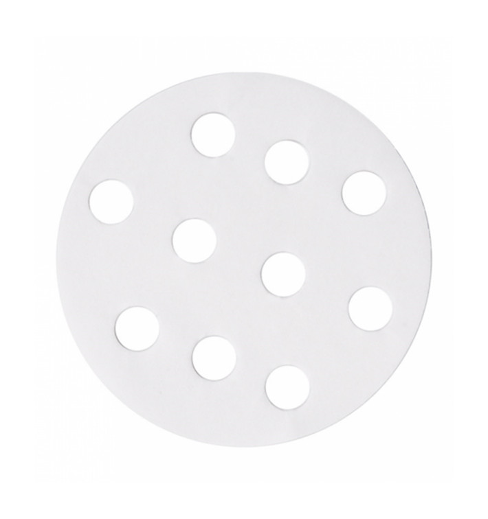 Greaseproof Paper for Bambu Steamer White Ø8 cm (2000 Units) Greaseproof Paper for Bambu Steamer White Ø8 cm (2000 Units)