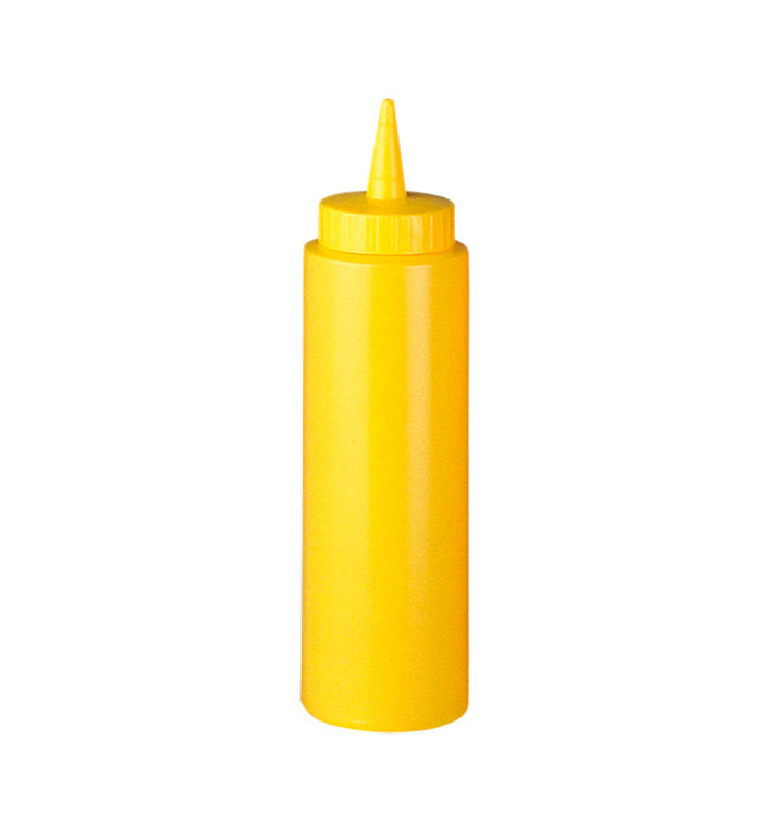 Squeezy Sauce Dispenser Plastic Yellow 240ml (6 Units) Squeezy Sauce Dispenser Plastic Yellow 240ml (6 Units)