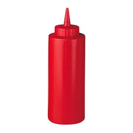 Squeezy Sauce Dispenser Plastic Red 240ml (6 Units) 