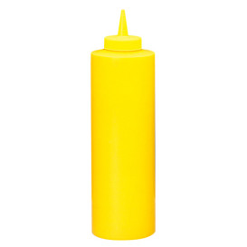 Squeezy Sauce Dispenser Plastic Yellow 720ml (6 Units) 