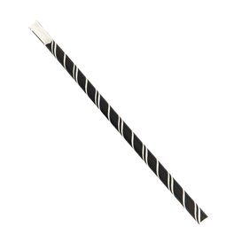Paper Spoon Straw Straight Black Ø0,8cm 21cm (5000 Units)