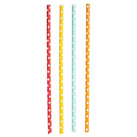 Paper Straw Straight Points Ø6mm 21cm (3.000 Units) 