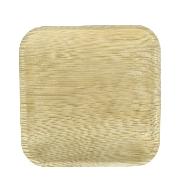 Palm Leaf Plate Square Shape 18x18cm (200 Units) Palm Leaf Plate Square Shape 18x18cm (200 Units)