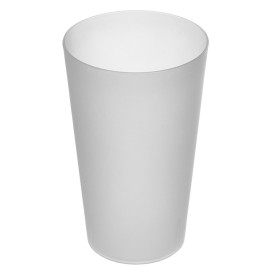 Plain 400ml Plastic Disposable Cup, For Event And Party Supplies