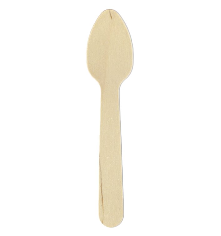 Wooden Mini Spoon Eco 11cm (100 Units) Wooden Mini Spoon Eco 11cm (100 Units)