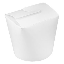 Paper Take-Out Container 100% ECO White 26Oz/780ml (500 Units)
