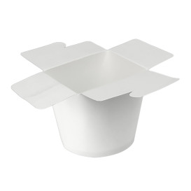 Paper Take-Out Container 100% ECO White 26Oz/780ml (500 Units)