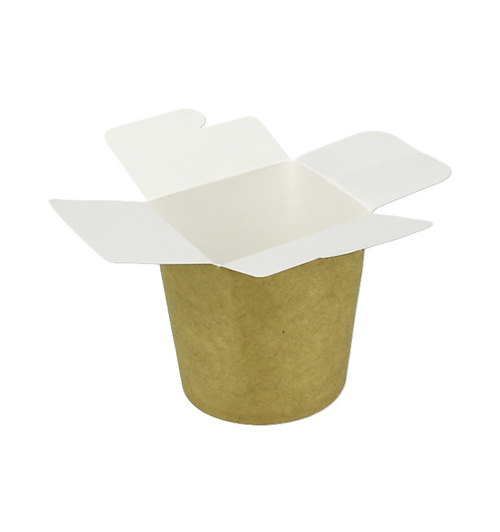 Paper Take-Out Container 100% ECO Kraft 16Oz/480ml (50 Units) Paper Take-Out Container 100% ECO Kraft 16Oz/480ml (50 Units)