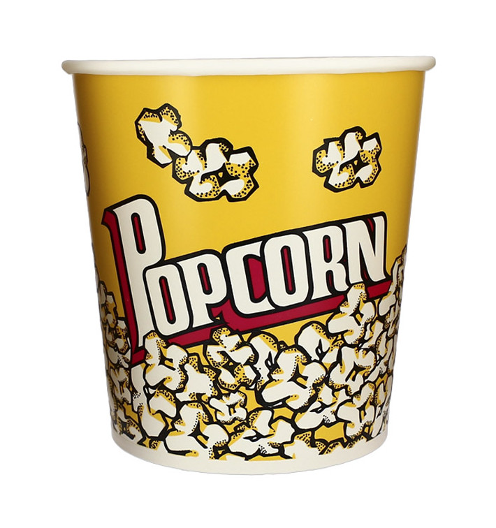 Paper Popcorn Box 3900ml 18,1x14,2x19,4cm (300 Units)